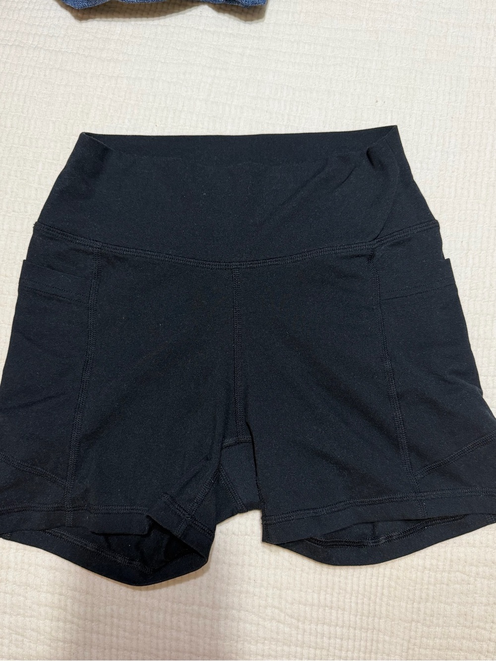 Aerie Women's Black High-Waist Athletic Shorts